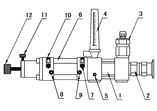 小型定量海霸泵灌装机 结构介绍
